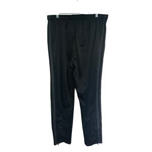 Adidas Primegreen Men's Trico Carbon Black Zip Sweat Pants Size Large
